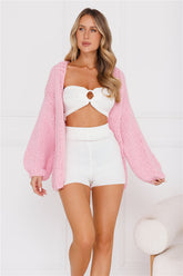 Ultimate Cosy Knit Cardigan Pink