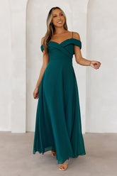 Luxurious Aurora Maxi Dress Teal