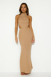 My Pathway Maxi Dress Brown