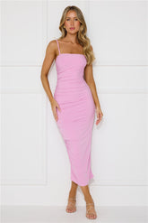 Softer Side Midi Dress Lilac