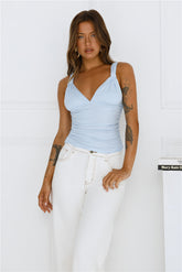 Sea Salt Air Top Blue