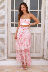 Mystical Moments Maxi Skirt Pink