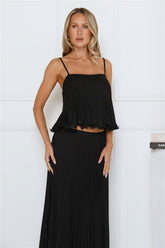 Real Deal Crop Top Black