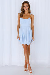 Watch Me Dance Dress Steel Blue