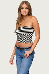 Betsana Striped Tube Top