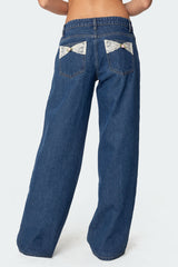 Lacey Pocket Low Rise Baggy Jeans