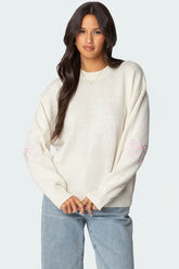 Rutie Bow Patch Sweater