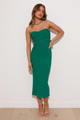 Newest Design Midi Dress Green