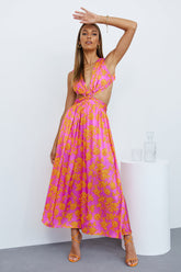 Lovely Travels Midi Dress
