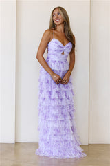 Elegant Whisper Maxi Dress Lilac