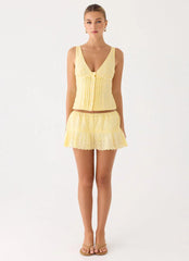 Aberley Skort - Yellow