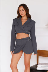 LIONESS Anja Crop Slate