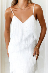 HELLO MOLLY To Be Desired Midi Dress White