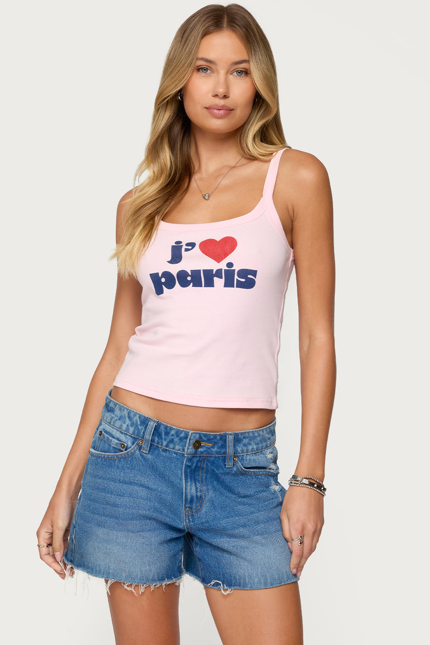 Love Paris Tank Top