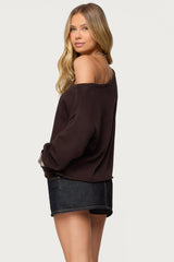 Moyra Off Shoulder Knit Top