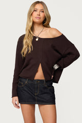 Moyra Off Shoulder Knit Top