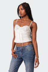 Fairygirl Cupped Lace Up Corset