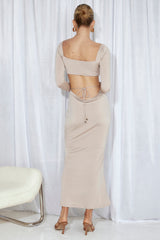 Unreal Midi Dress Beige